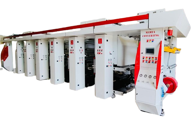 Shaft Less Rotogravure with Auto Turret & Auto Splicing