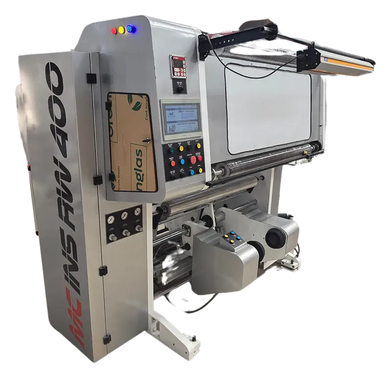 Inspection Rewinder Machine MC INS-400, front view