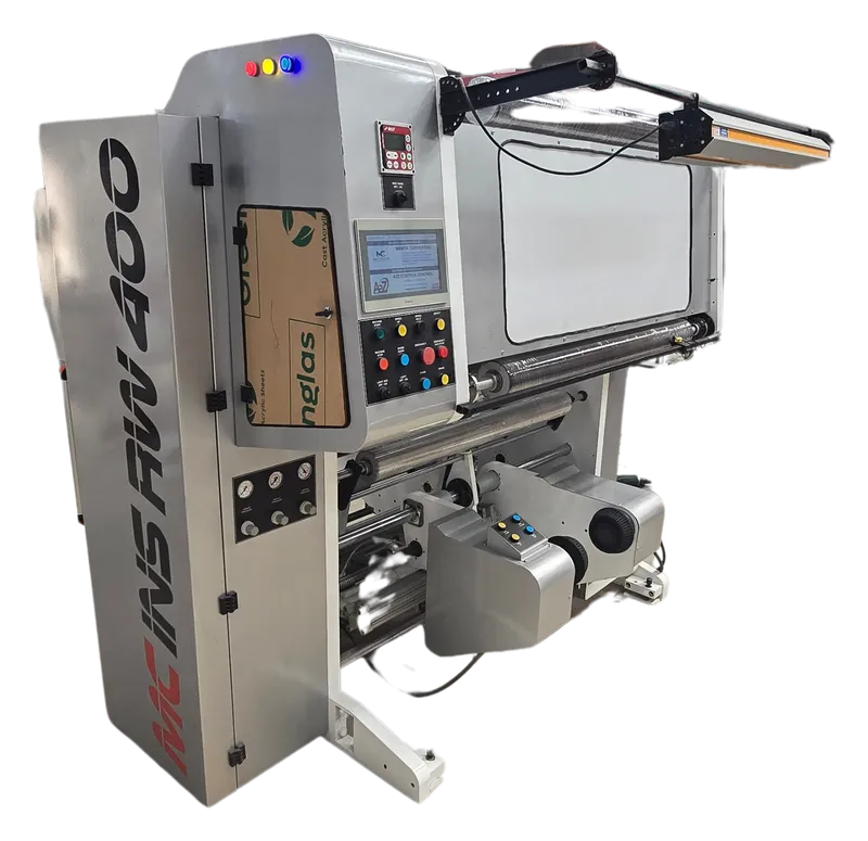 Inspection Rewinder Machine MC INS-400, rear view